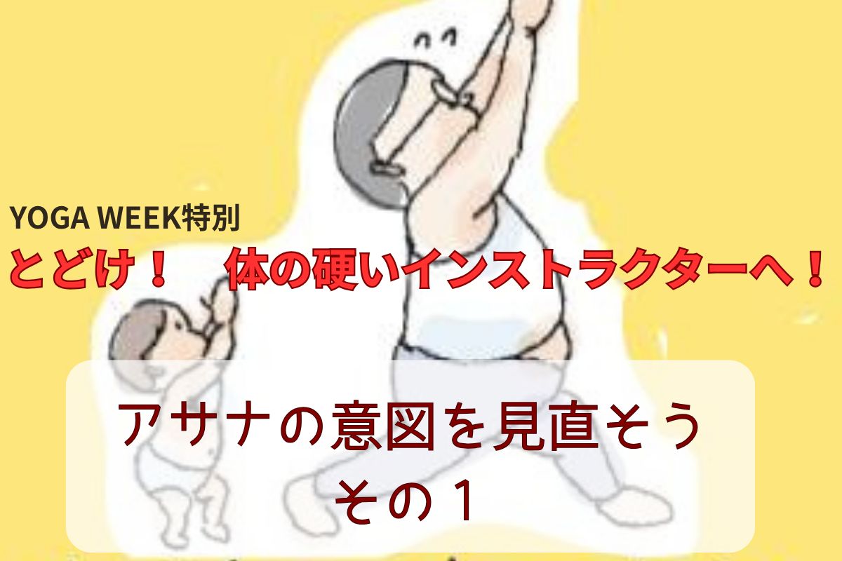 9/25(金) アサナの意図を見直そう その1 〜とどけ!!体の硬いインストラクターへ〜