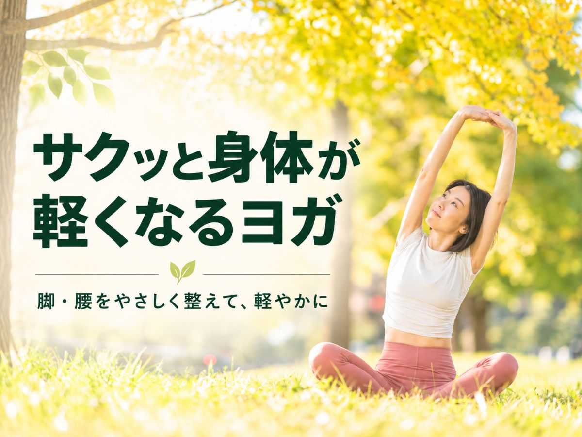 10/2(金) サクッと体が軽くなるヨガ